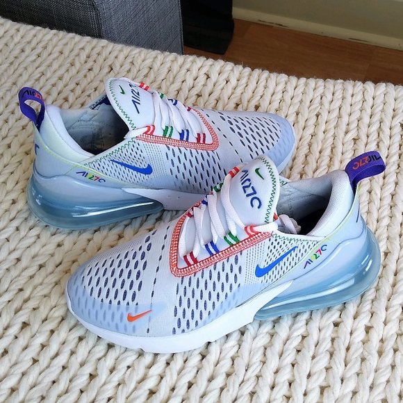 Nike Shoes - Nike Air Max 270 Olympics Rings White Sz 6.5 EUC!